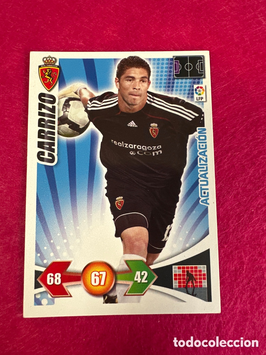 Cartes &agrave; collectionner de Football: CARRIZO(R.ZARAGOZA) ACTUALIZACION ADRENALYN LIGA 2009-2010 09 10 PANINI TRADING CARD