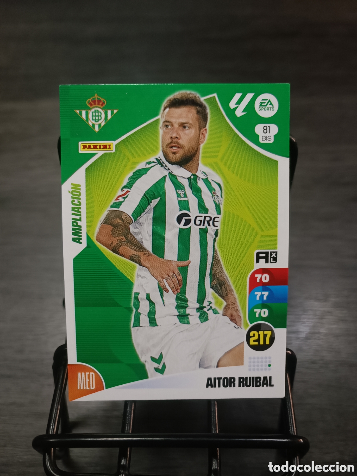 Cromos de F&uacute;tbol: 2024 2025 Aitor Ruibal 81 Bis Adrenalyn Xl