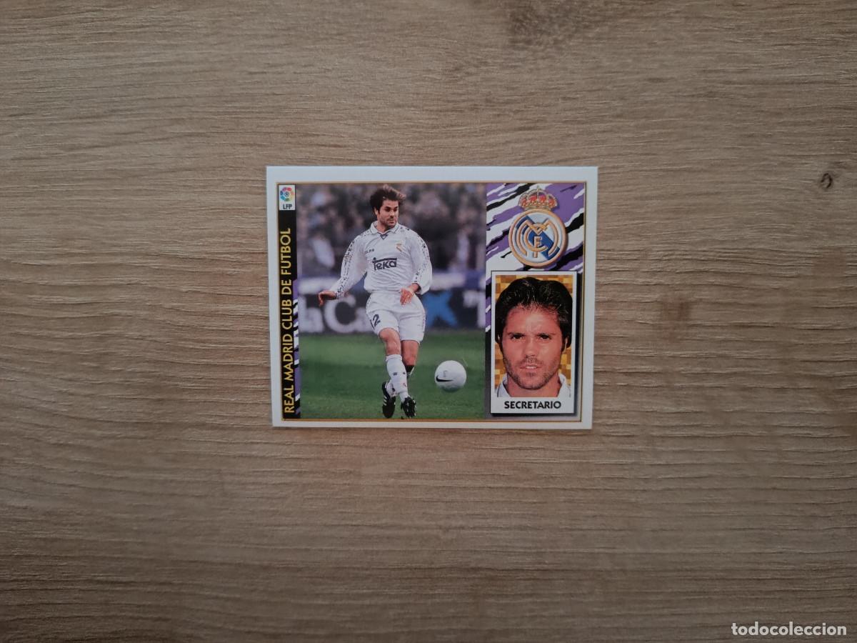 Figurine di Calcio: CROMO DE FUTBOL LIGA ESTE SECRETARIO REAL MADRID SIN PEGAR NUNCA PEGADO 97 98 1997 1998 D526