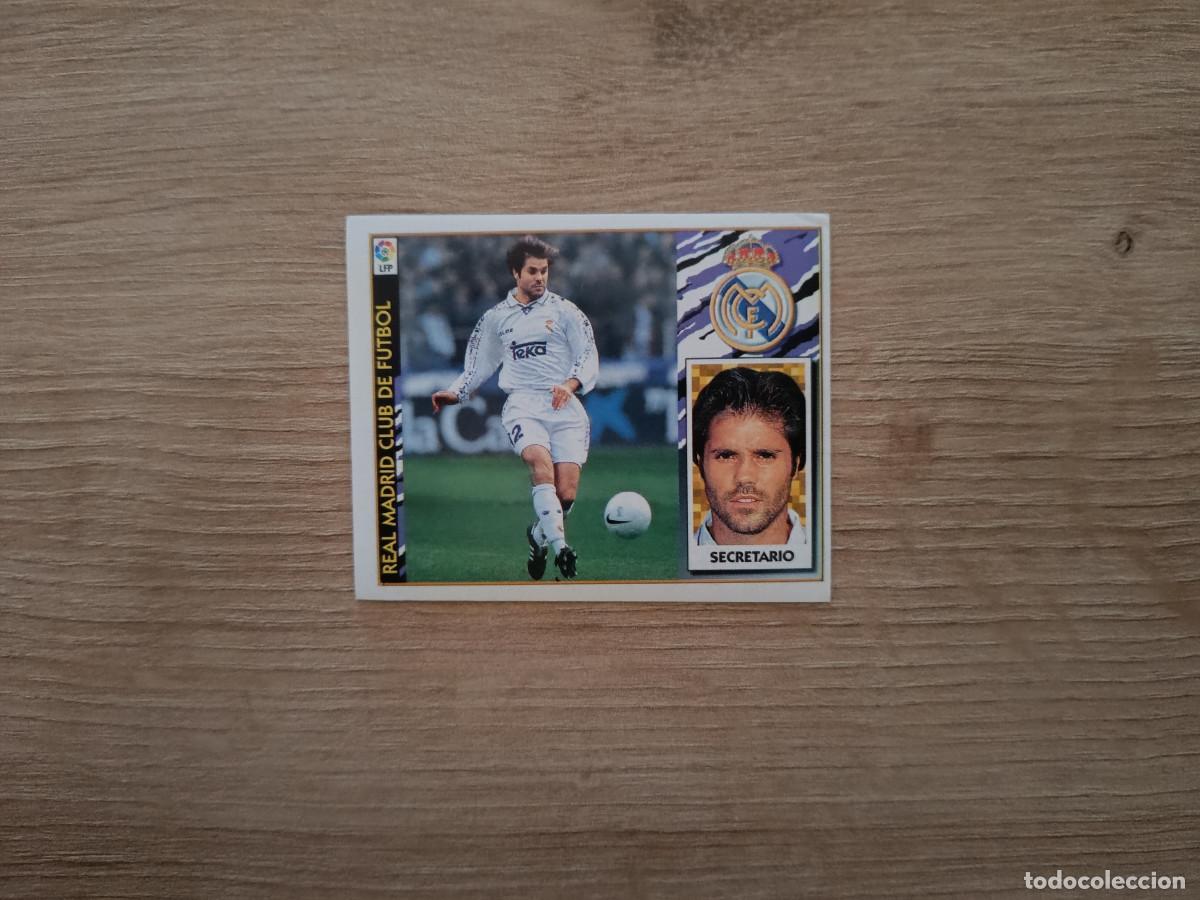 Figurine di Calcio: CROMO DE FUTBOL LIGA ESTE SECRETARIO REAL MADRID SIN PEGAR NUNCA PEGADO 97 98 1997 1998 D526