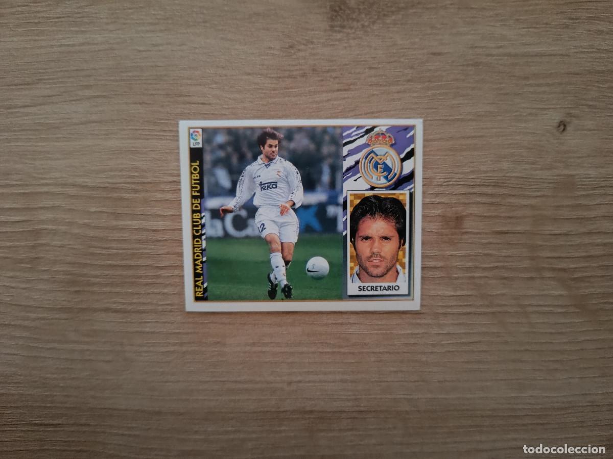 Figurine di Calcio: CROMO DE FUTBOL LIGA ESTE SECRETARIO REAL MADRID SIN PEGAR NUNCA PEGADO 97 98 1997 1998 D526
