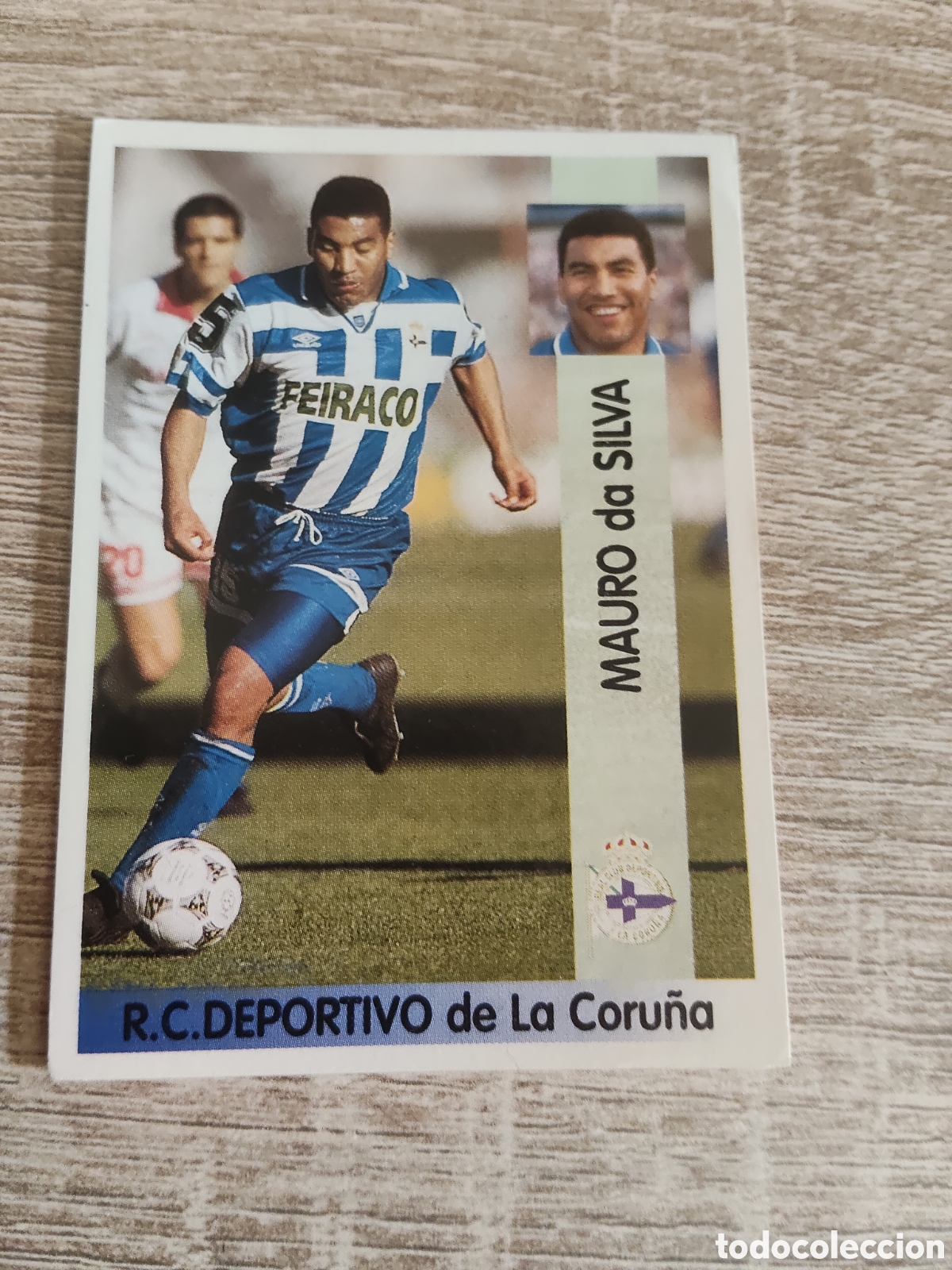 Figurine di Calcio: Panini liga 1996 1997 96 97 138 Mauro Silva Deportivo de la Coru&ntilde;a