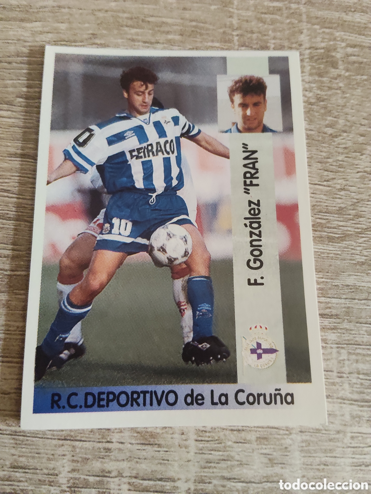 Cartes &agrave; collectionner de Football: Panini liga 1996 1997 96 97 140 Fran Deportivo de la Coru&ntilde;a