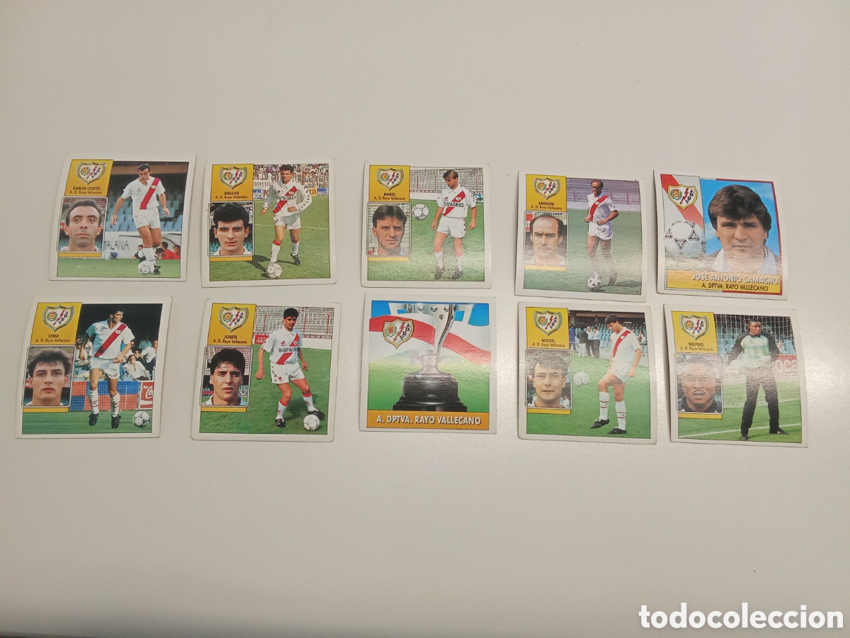 Cartes &agrave; collectionner de Football: MIGUEL RAYO VALLECANO LIGA ESTE 92 93 NUNCA PEGADO