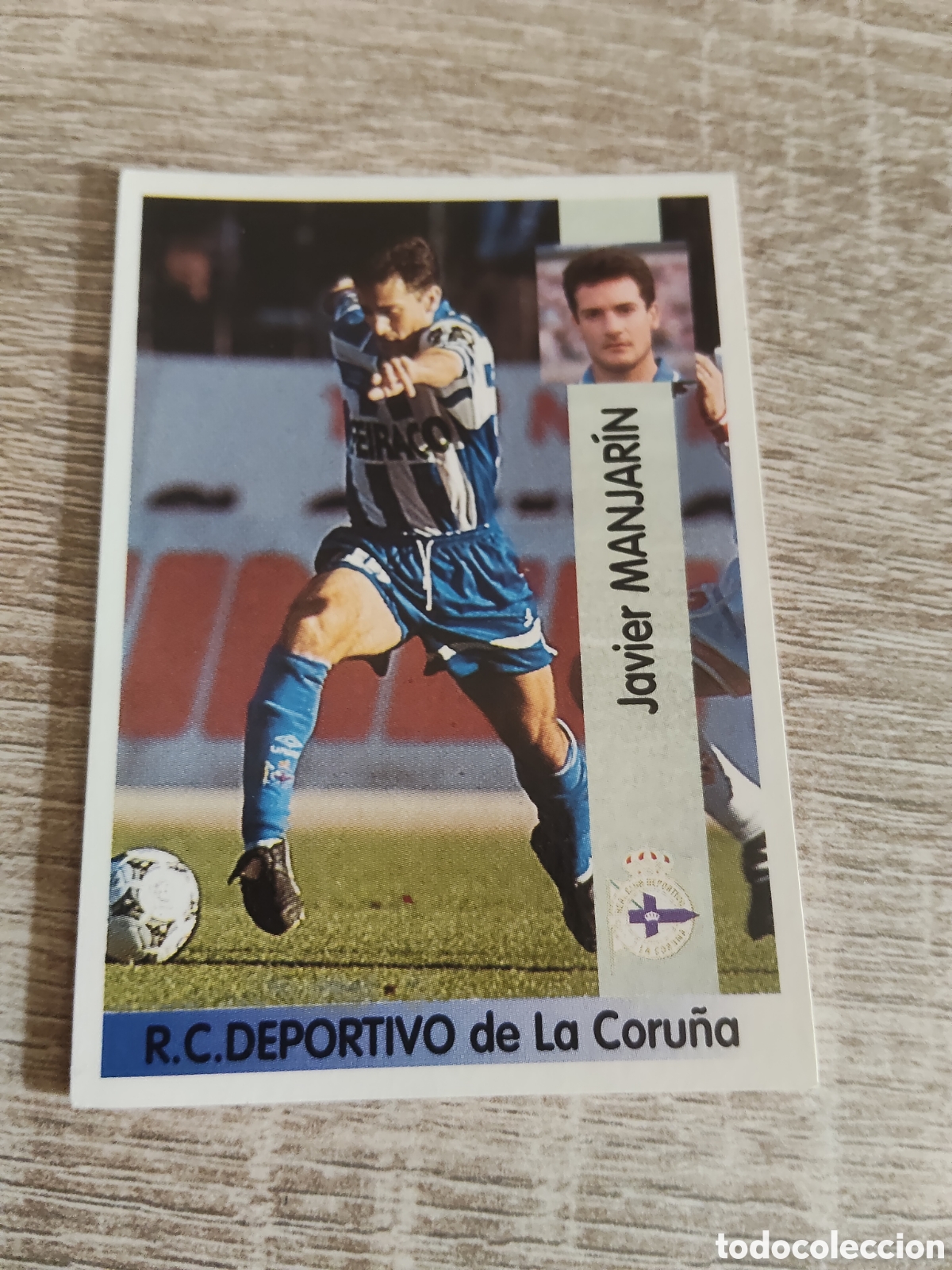 Cartes &agrave; collectionner de Football: Panini liga 1996 1997 96 97 141 Manjarin Deportivo de la Coru&ntilde;a