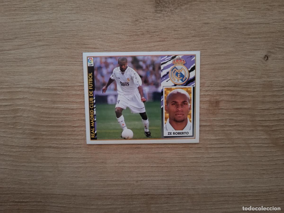 Cartes &agrave; collectionner de Football: CROMO DE FUTBOL LIGA ESTE ZE ROBERTO REAL MADRID SIN PEGAR NUNCA PEGADO 97 98 1997 1998 D526