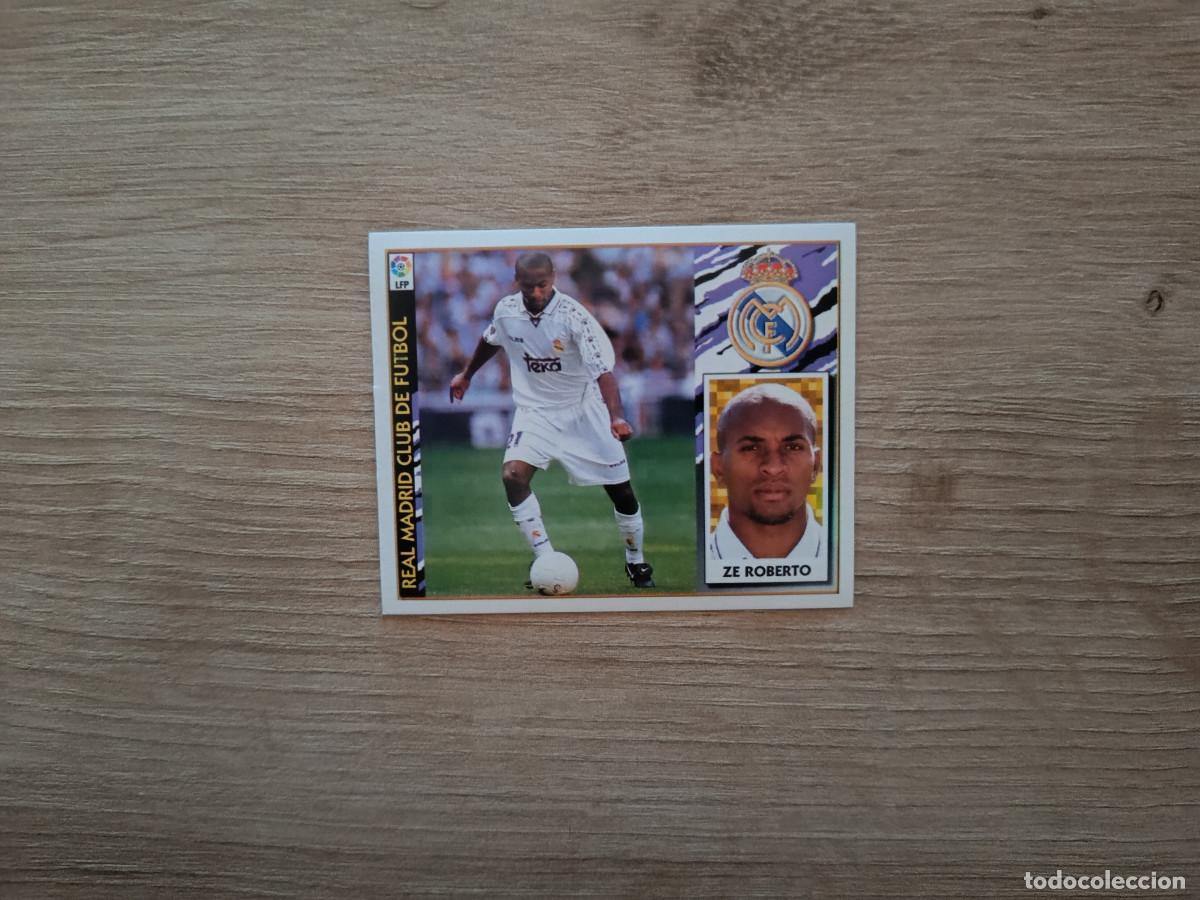 Cartes &agrave; collectionner de Football: CROMO DE FUTBOL LIGA ESTE ZE ROBERTO REAL MADRID SIN PEGAR NUNCA PEGADO 97 98 1997 1998 D526