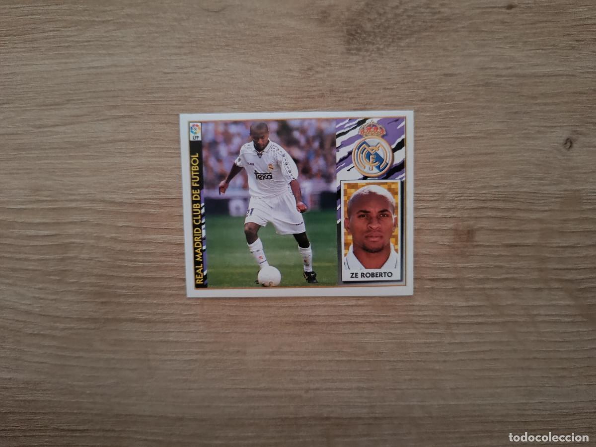 Cartes &agrave; collectionner de Football: CROMO DE FUTBOL LIGA ESTE ZE ROBERTO REAL MADRID SIN PEGAR NUNCA PEGADO 97 98 1997 1998 D526