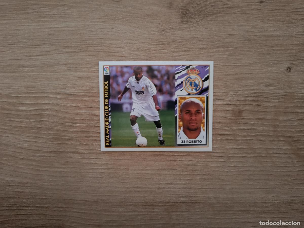 Cartes &agrave; collectionner de Football: CROMO DE FUTBOL LIGA ESTE ZE ROBERTO REAL MADRID SIN PEGAR NUNCA PEGADO 97 98 1997 1998 D526