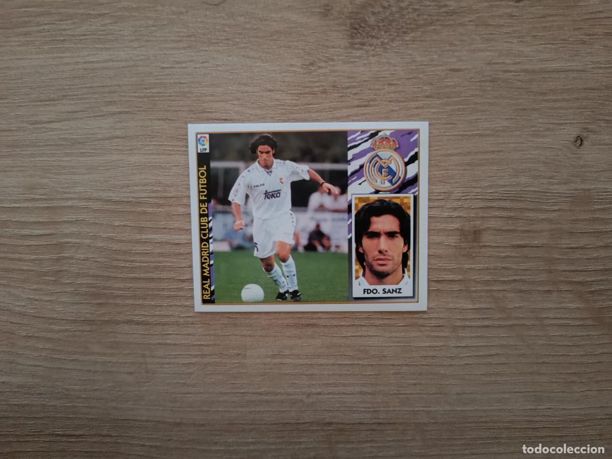 Cartes &agrave; collectionner de Football: CROMO DE FUTBOL LIGA ESTE FERNANDO SANZ REAL MADRID SIN PEGAR NUNCA PEGADO 97 98 1997 1998 D526