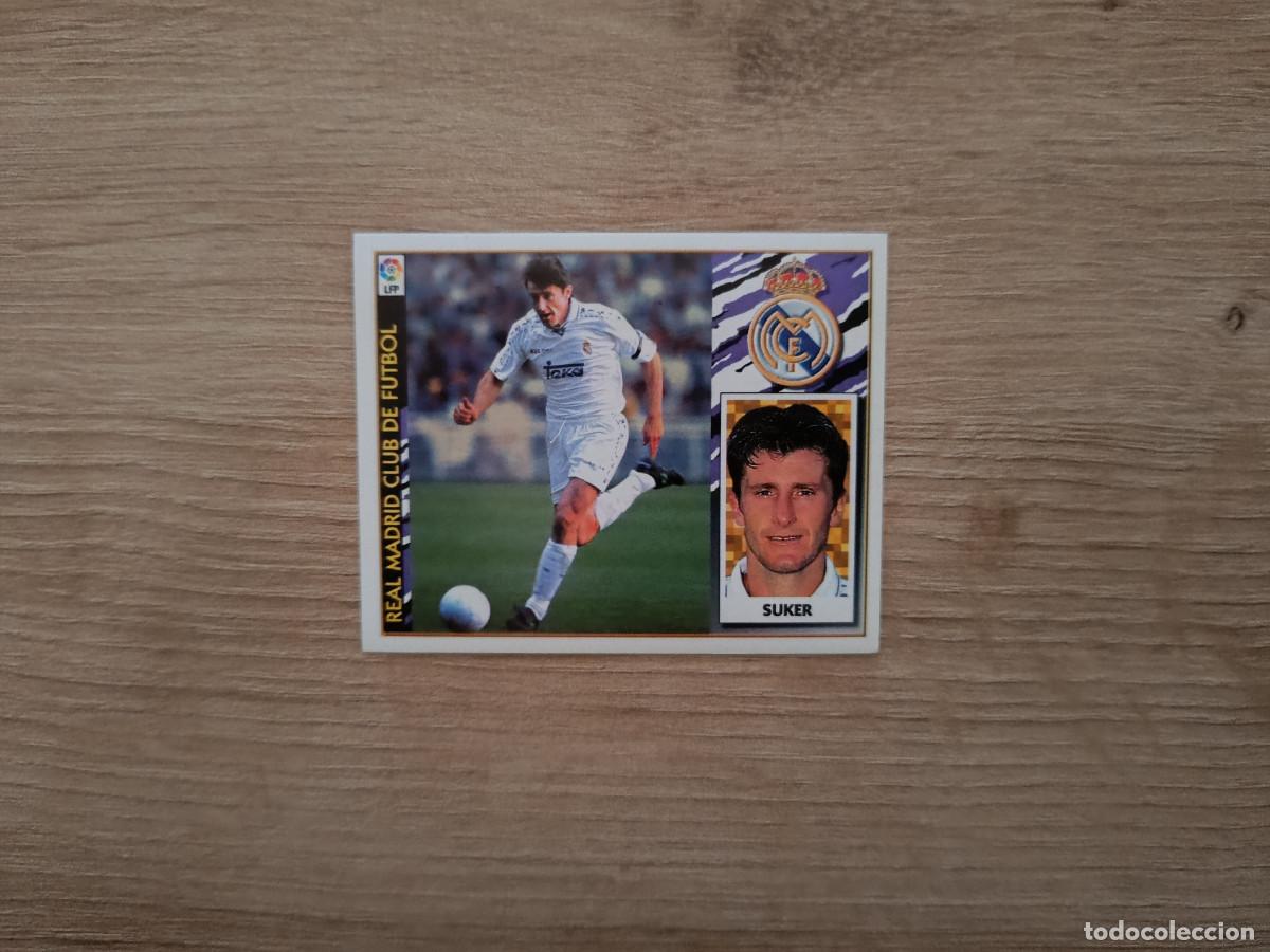 Cartes &agrave; collectionner de Football: CROMO DE FUTBOL LIGA ESTE SUKER REAL MADRID SIN PEGAR NUNCA PEGADO 97 98 1997 1998 D526