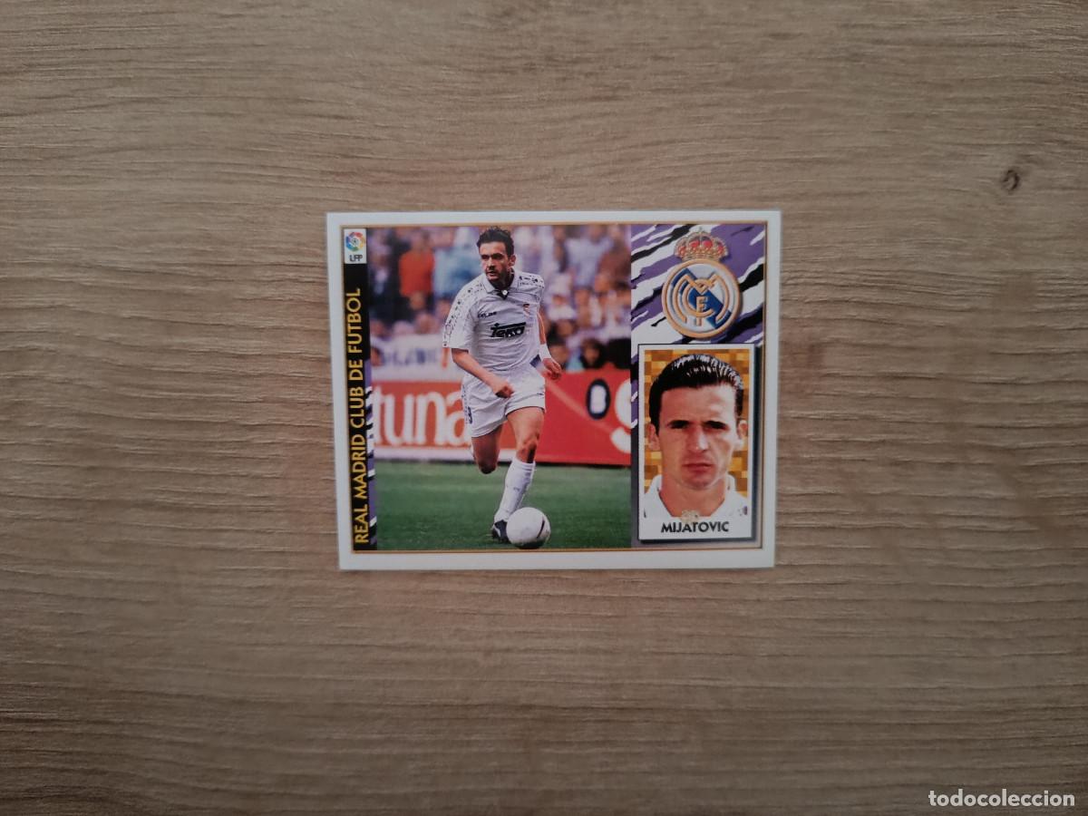 Football Stickers: CROMO DE FUTBOL LIGA ESTE MIJATOVIC REAL MADRID SIN PEGAR NUNCA PEGADO 97 98 1997 1998 D526