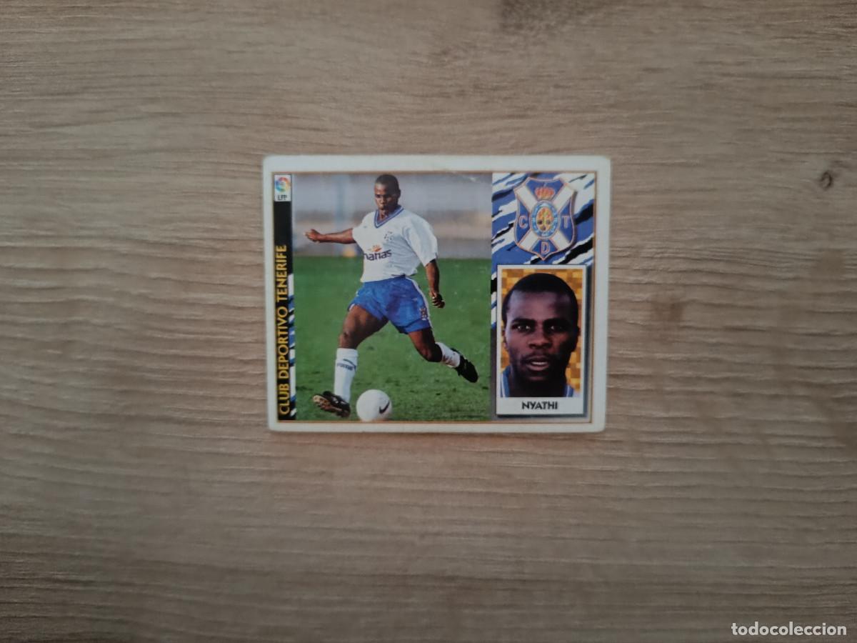 Cartes &agrave; collectionner de Football: CROMO DE FUTBOL LIGA ESTE NYATHI TENERIFE SIN PEGAR NUNCA PEGADO 97 98 1997 1998 D526