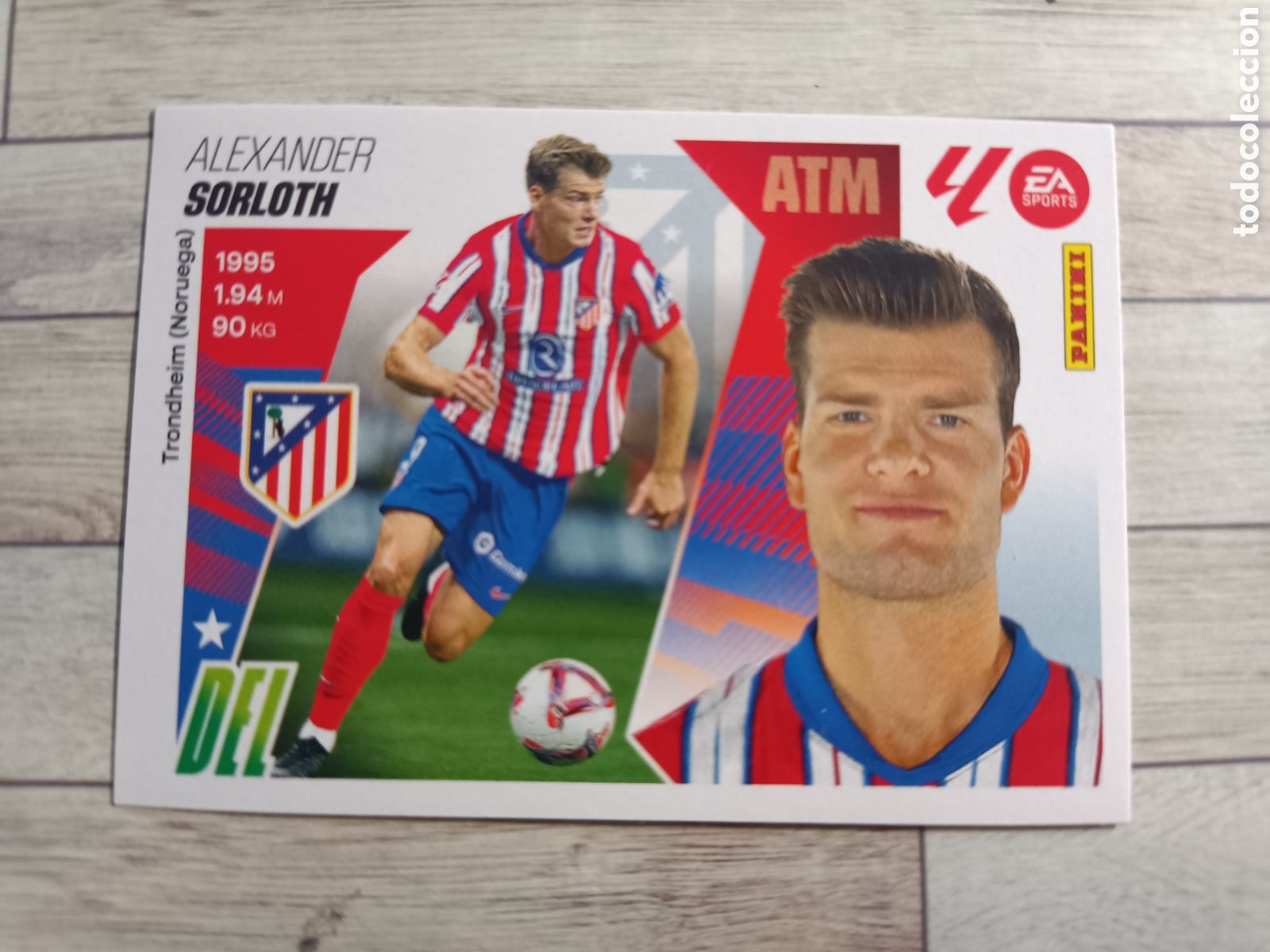 Cartes &agrave; collectionner de Football: 20 SORLOTH ATLETICO DE MADRID LIGA ESTE 2025 2026 PANINI 25 26