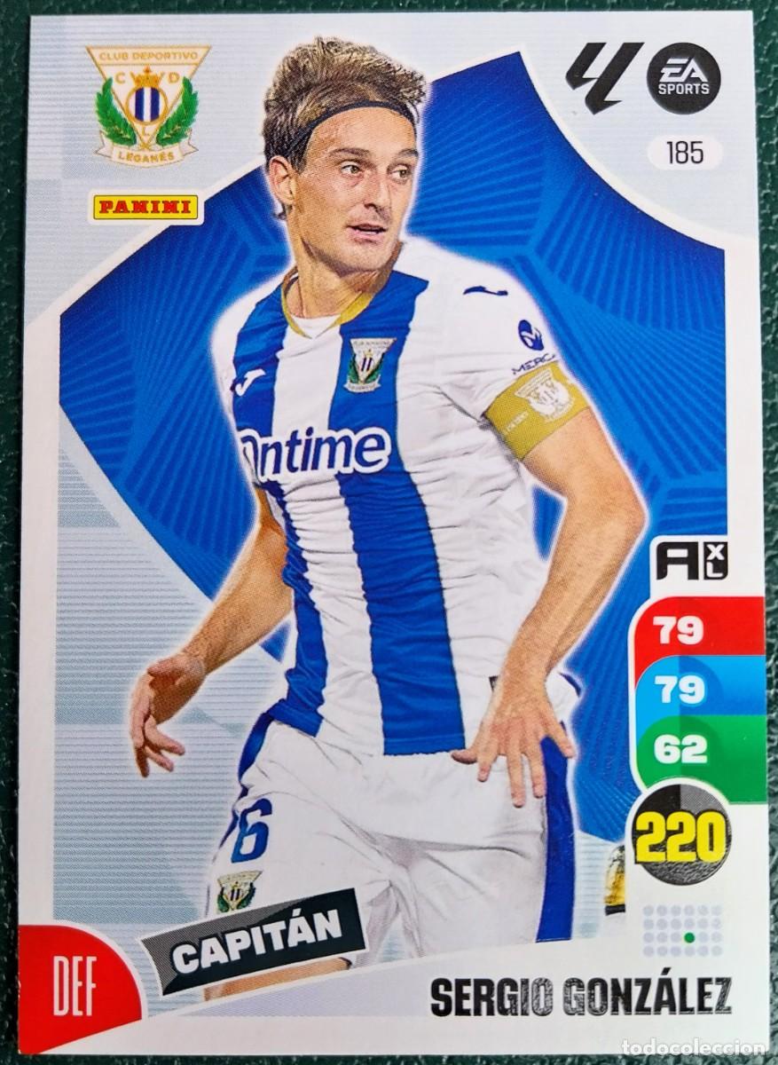 Cromos de F&uacute;tbol: 185 SERGIO GONZALEZ CD LEGANES FICHAS ALBUM ADRENALYN XL 2024 2025 24 25