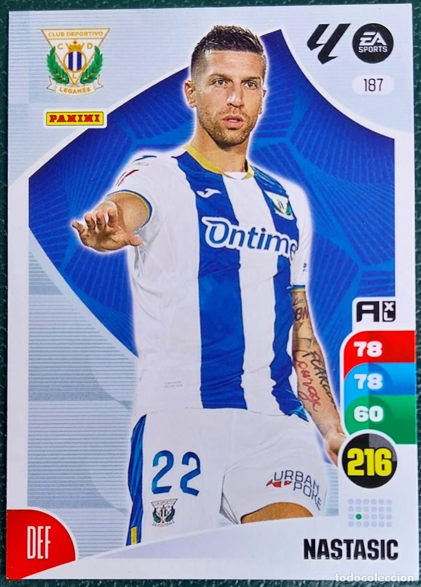 Cromos de F&uacute;tbol: 187 NASTASIC CD LEGANES FICHAS ALBUM ADRENALYN XL 2024 2025 24 25