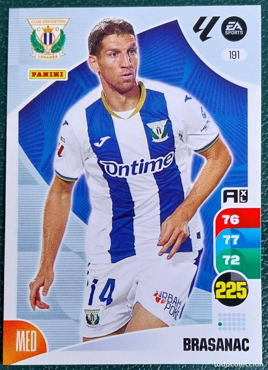 Cromos de F&uacute;tbol: 191 BRASANAC CD LEGANES FICHAS ALBUM ADRENALYN XL 2024 2025 24 25