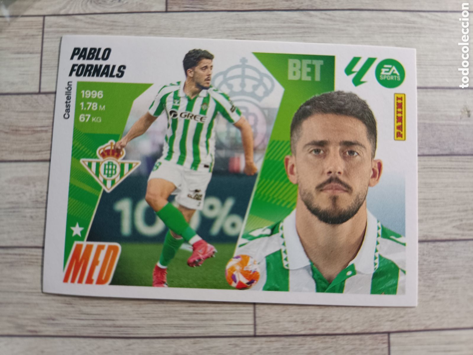 Cromos de F&uacute;tbol: 14 FORNALS REAL BETIS LIGA ESTE 2025 2026 PANINI 25 26
