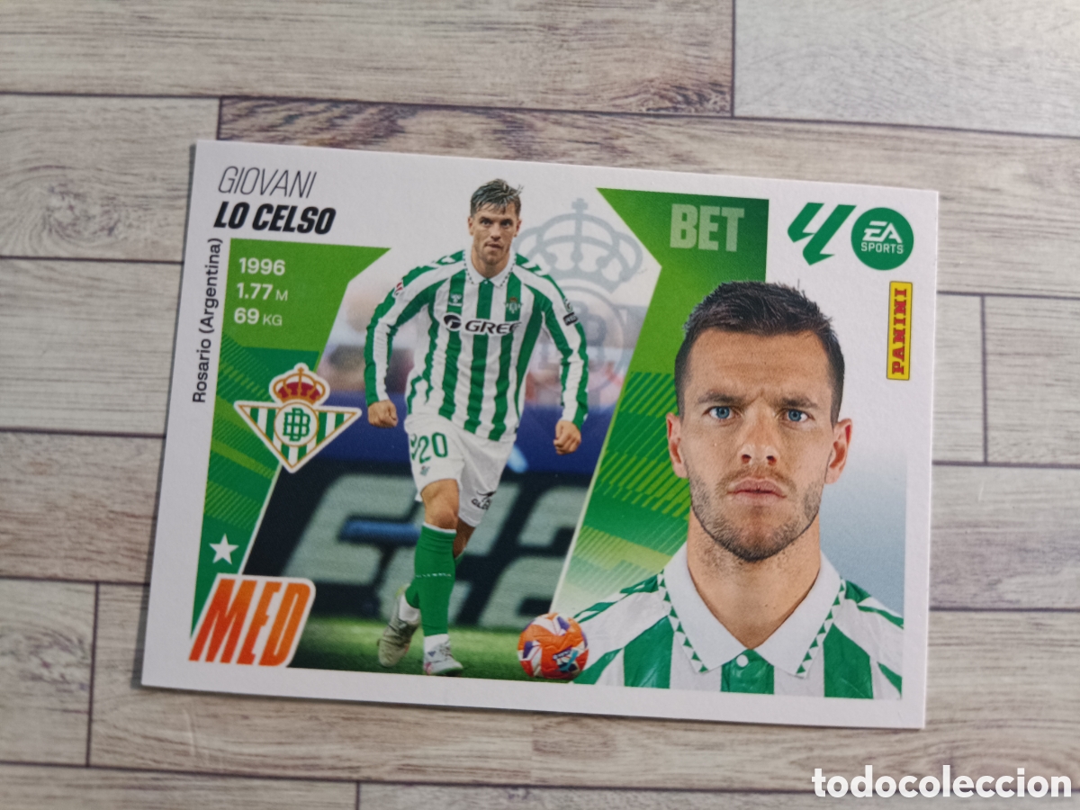 Cromos de Futebol: 13 LO CELSO REAL BETIS LIGA ESTE 2025 2026 PANINI 25 26