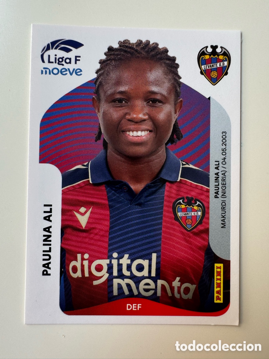Cromos de Futebol: PANINI LIGA F FEMENINA 2025-2026 25-26 &ndash; Paulina Ali Levante UD N&ordm; 228A 228 A