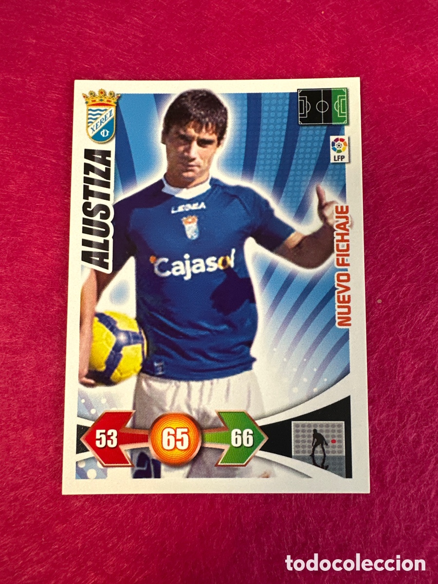 Cromos de Futebol: ALUSTIZA(XEREZ) NUEVO FICHAJE ADRENALYN LIGA 2009-2010 09 10 PANINI TRADING CARD