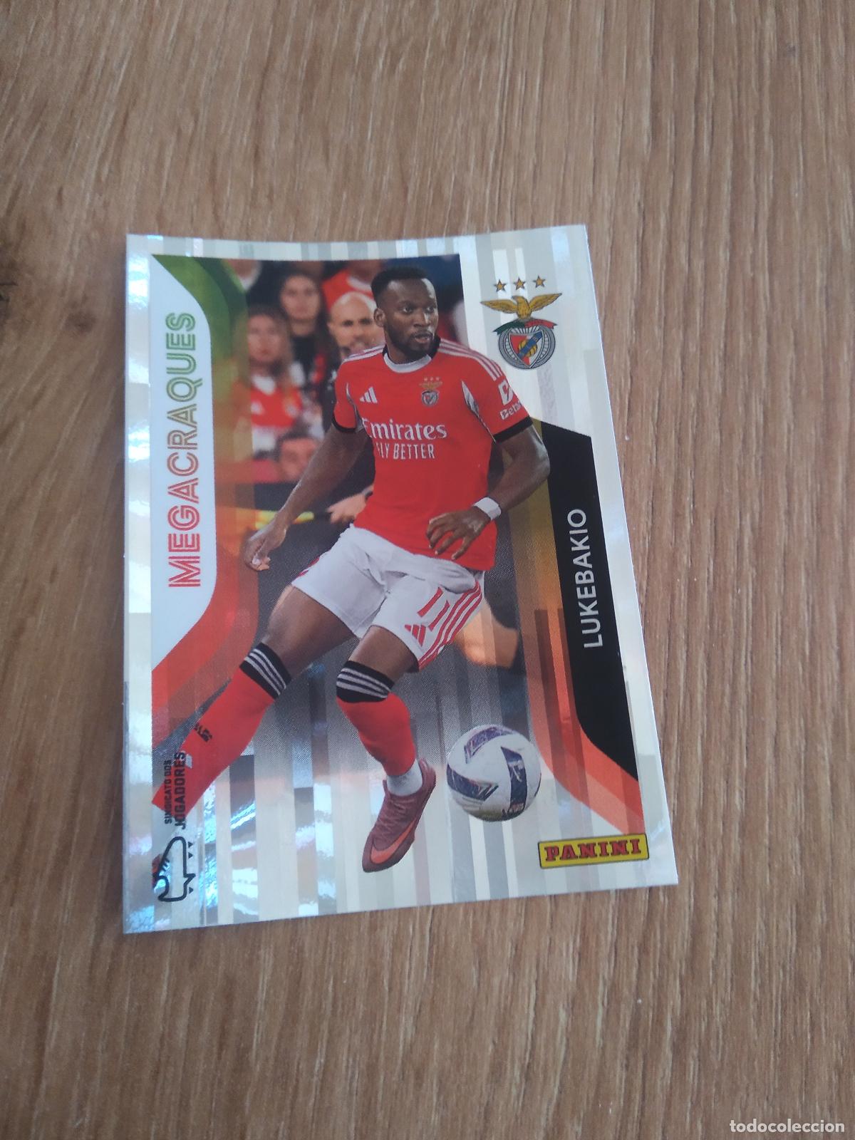 Cromos de F&uacute;tbol: 379 LUKEBAKIO BENFICA CROMO FUTBOL PANINI PORTUGAL 25-26 FUTEBOL LIGA BETCLIC 2025-2026