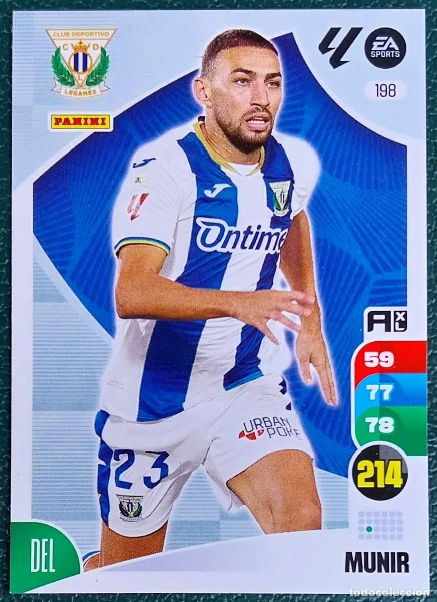 Cromos de F&uacute;tbol: 198 MUNIR CD LEGANES FICHAS ALBUM ADRENALYN XL 2024 2025 24 25