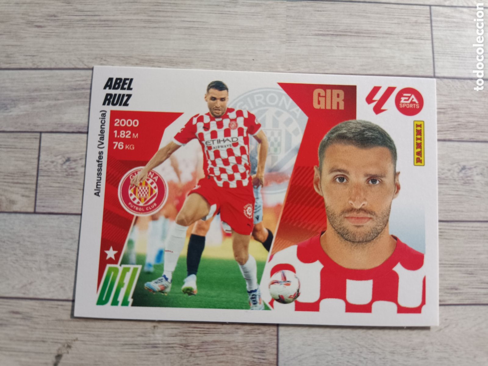 Football Stickers: 20A ABEL RUIZ 20 A GIRONA LIGA ESTE 2025 2026 PANINI 25 26