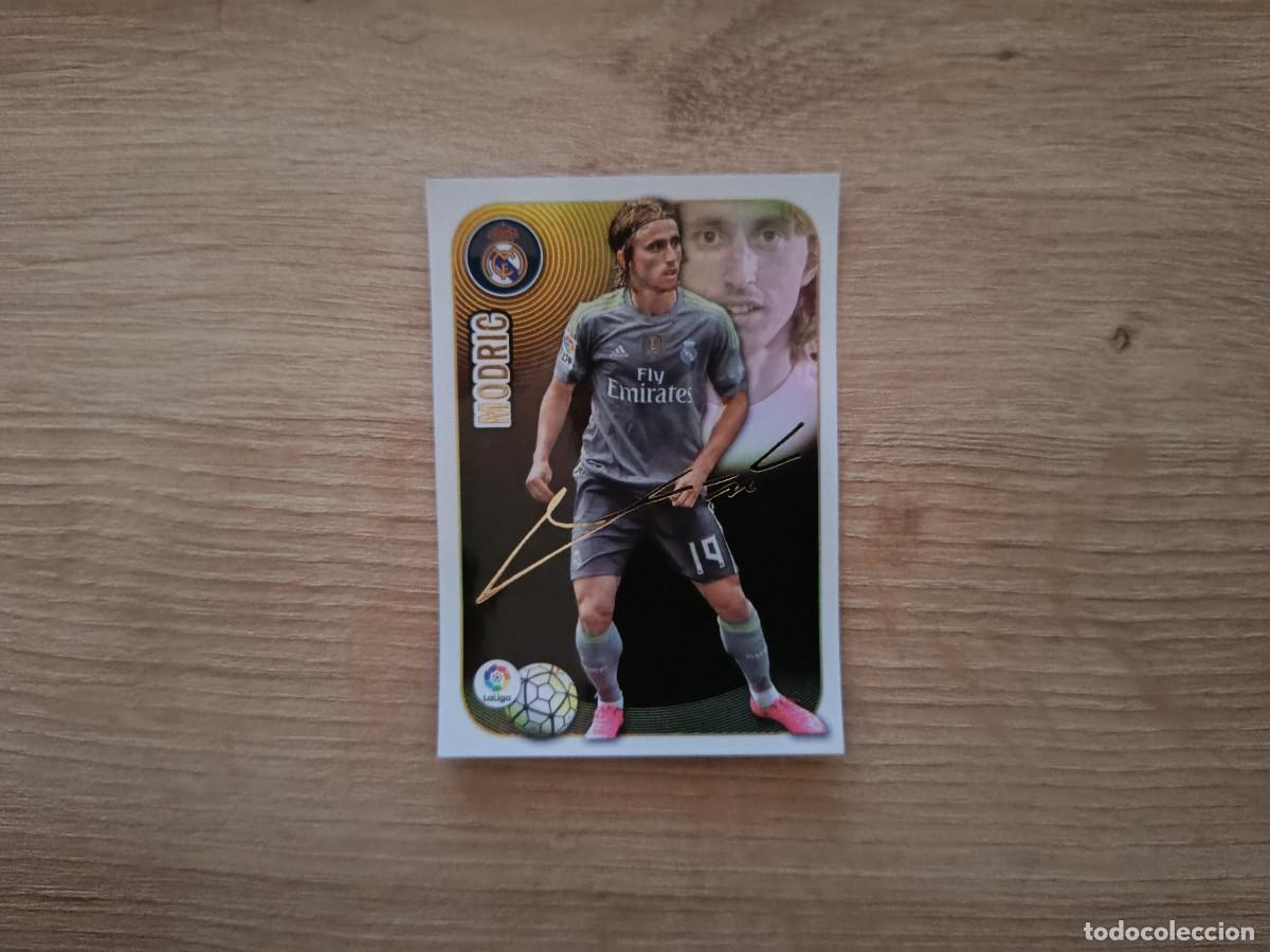 Cromos de F&uacute;tbol: CROMO DE FUTBOL LIGA ESTE MODRIC SERIE ORO REAL MADRID SIN PEGAR NUNCA PEGADO 16 17 2016 2017 D526
