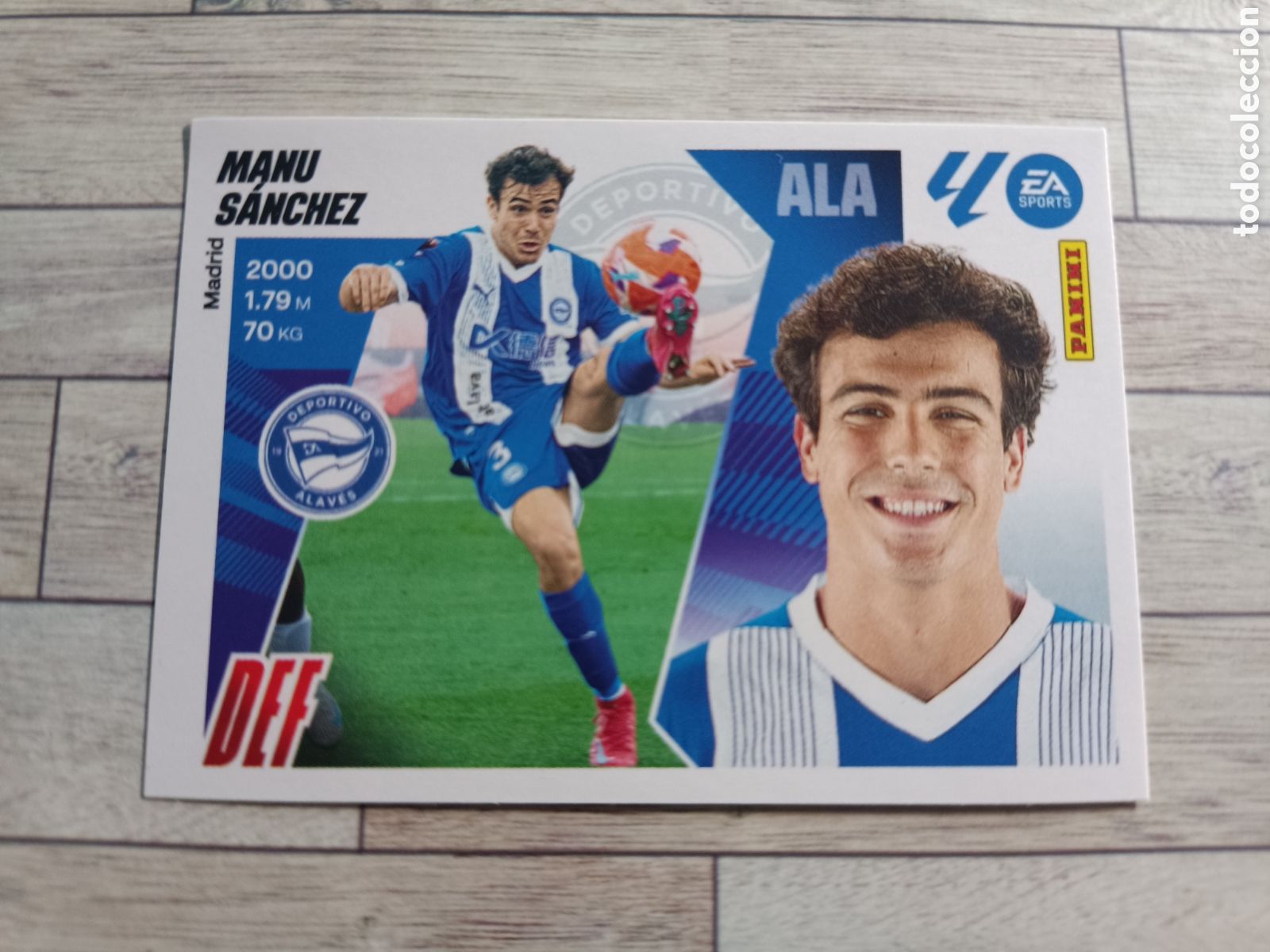 Cromos de F&uacute;tbol: 10 MANU SANCHEZ ALAVES LIGA ESTE 2025 2026 PANINI 25 26