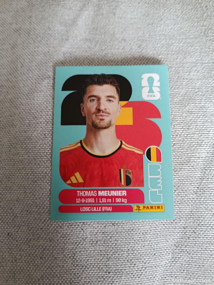 Cromos de F&uacute;tbol: Panini Mundial 2026 Estados Unidos-Mexico. 8- Meunier. B&eacute;lgica. Nunca pegado.