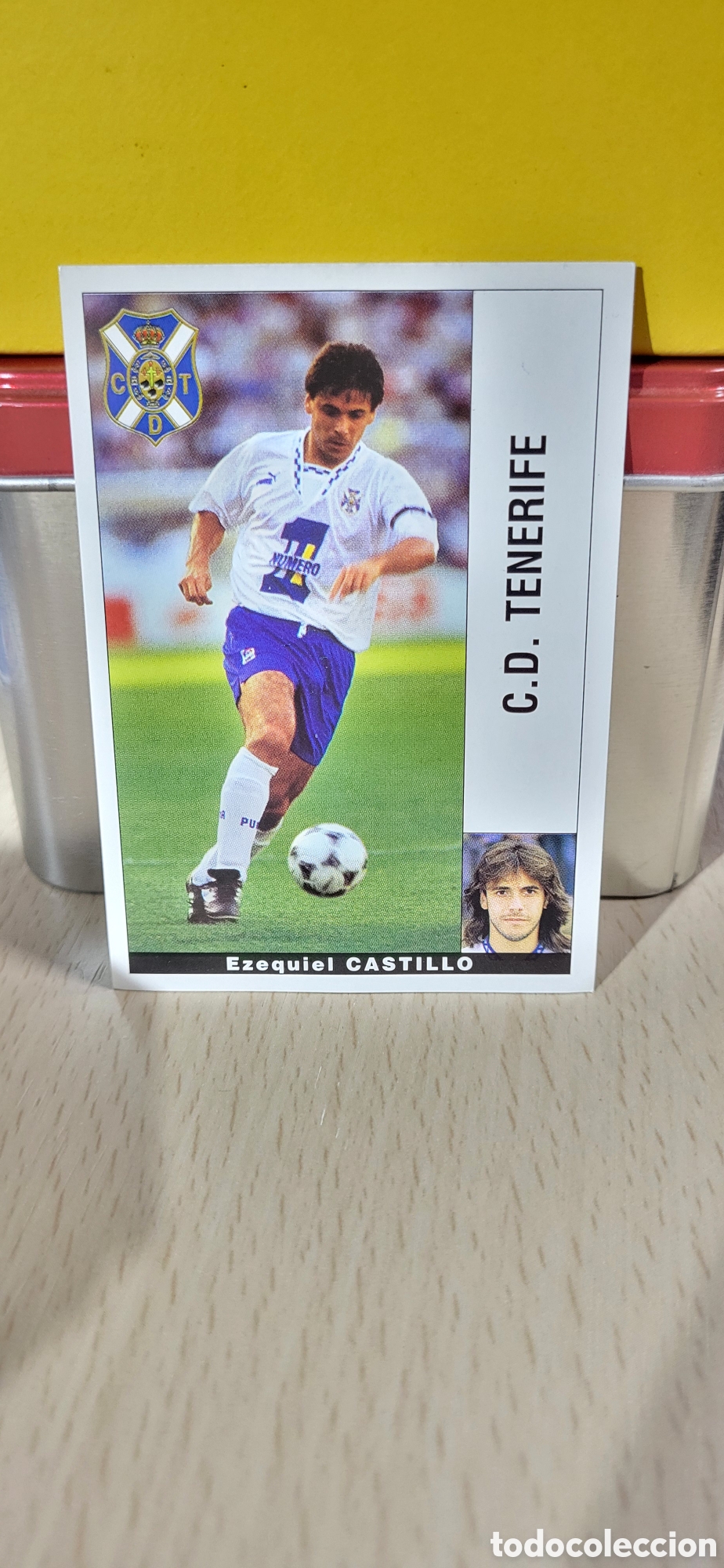 Cromos de F&uacute;tbol: EZEQUIEL CASTILLO C.D. TENERIFE LIGA 95 96 DE FUTBOL PROFESIONAL PANINI