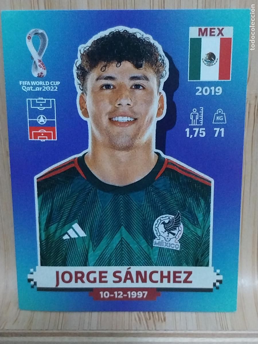 Cromos de F&uacute;tbol: SANCHEZ MEXICO MEX 10 QATAR 2022 PANINI CROMO SIN PEGAR NUNCA ORIGINAL