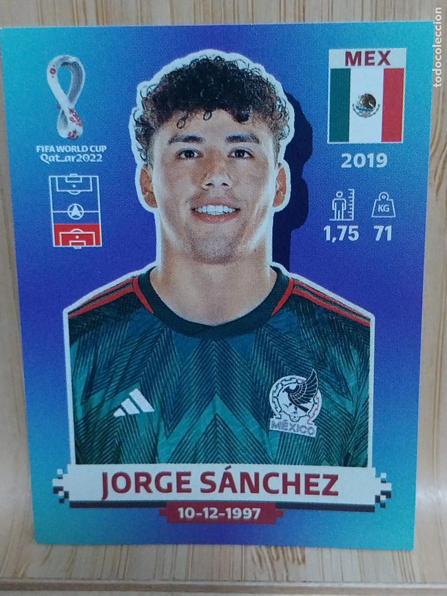 Cromos de F&uacute;tbol: SANCHEZ MEXICO MEX 10 QATAR 2022 PANINI CROMO SIN PEGAR NUNCA ORIGINAL *