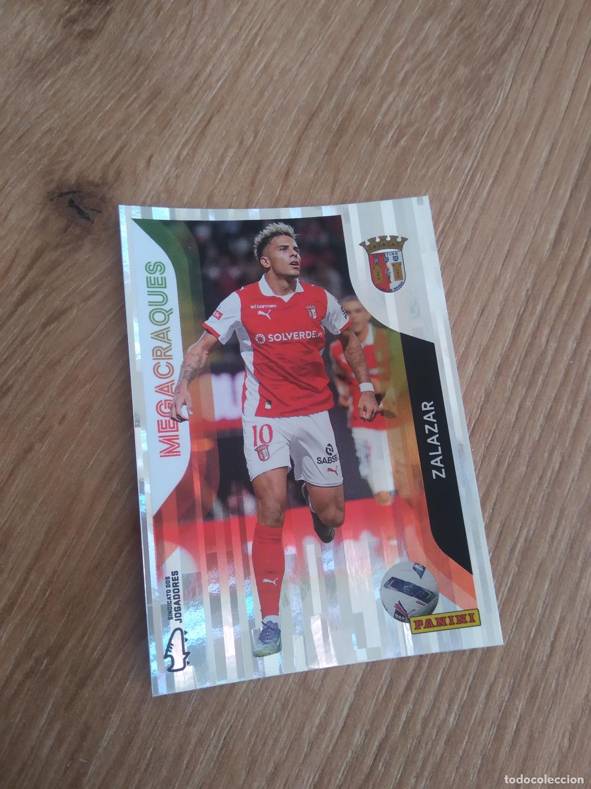 Cartes &agrave; collectionner de Football: 396 ZALAZAR BRAGA CROMO FUTBOL PANINI PORTUGAL 25-26 FUTEBOL LIGA BETCLIC 2025-2026
