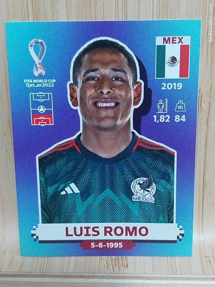 Cartes &agrave; collectionner de Football: ROMO MEXICO MEX 9 QATAR 2022 PANINI CROMO SIN PEGAR NUNCA ORIGINAL *