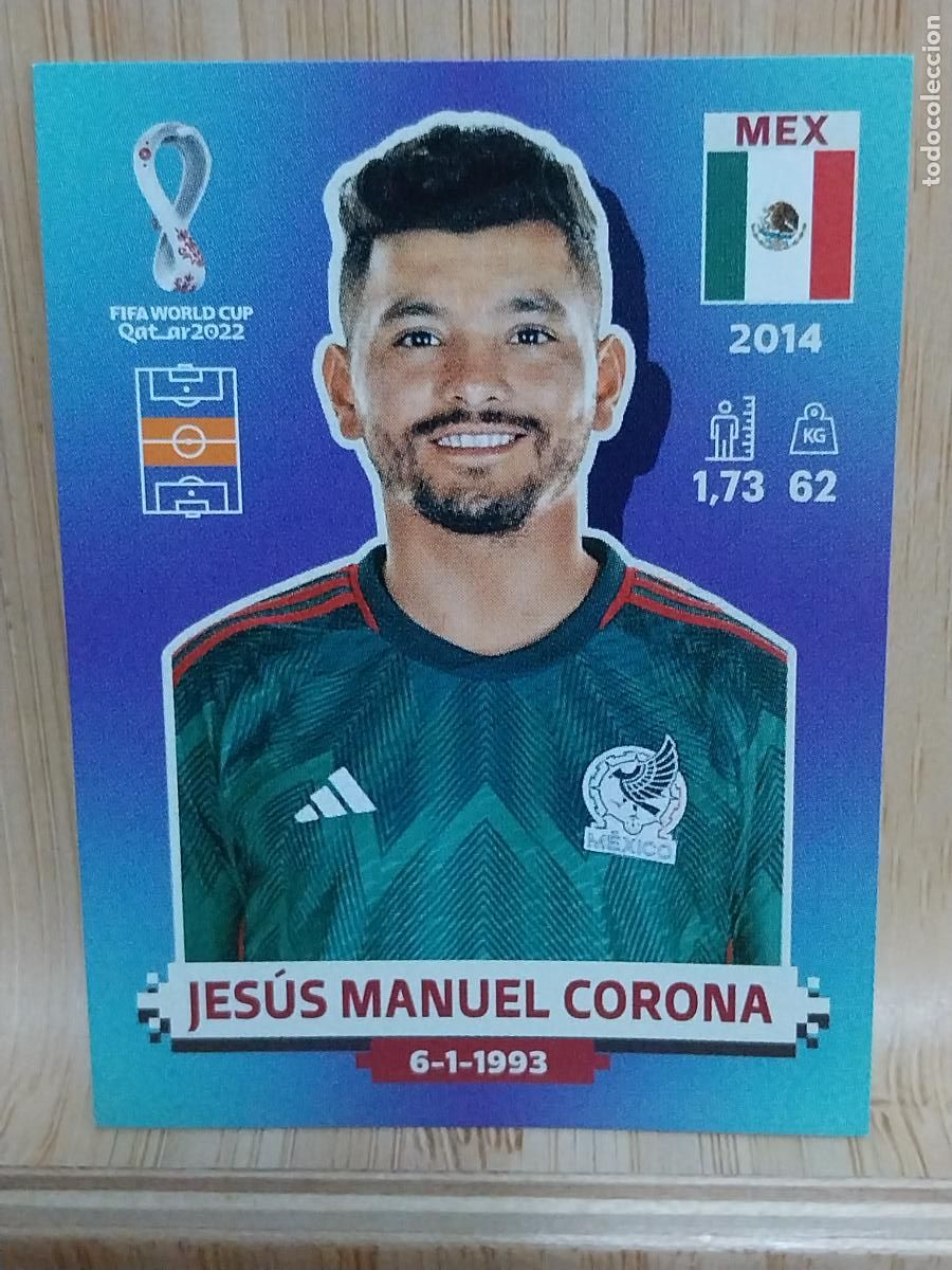 Cartes &agrave; collectionner de Football: CORONA MEXICO MEX 12 QATAR 2022 PANINI CROMO SIN PEGAR NUNCA ORIGINAL *