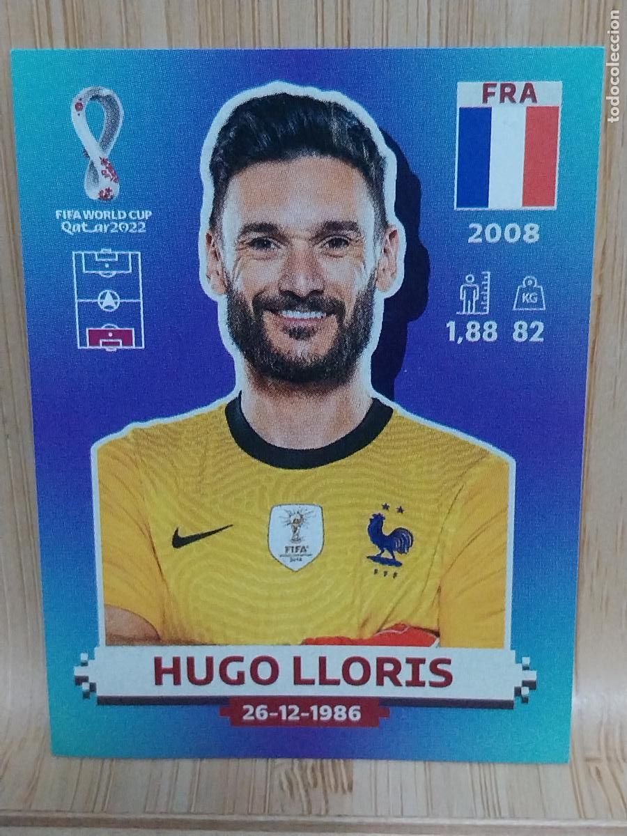 Cromos de F&uacute;tbol: LLORIS FRANCIA FRANCE FRA 3 QATAR 2022 PANINI CROMO SIN PEGAR NUNCA ORIGINAL **