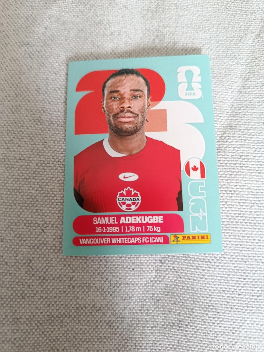 Cromos de F&uacute;tbol: Panini Mundial 2026 Estados Unidos-Mexico. 5- Adekugbe. Canad&aacute;. Nunca pegado.