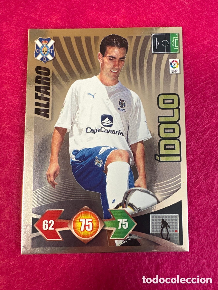 Cromos de Futebol: ALFARO (TENERIFE) &Iacute;DOLO ADRENALYN LIGA 2009-2010 09 10 PANINI TRADING CARD