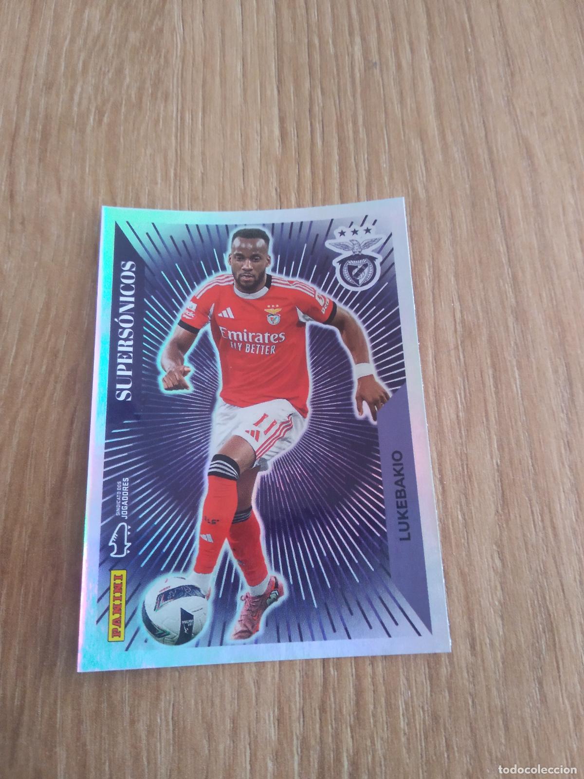 Cromos de F&uacute;tbol: 412 LUKEBAKIO BENFICA CROMO FUTBOL PANINI PORTUGAL 25-26 FUTEBOL LIGA BETCLIC 2025-2026