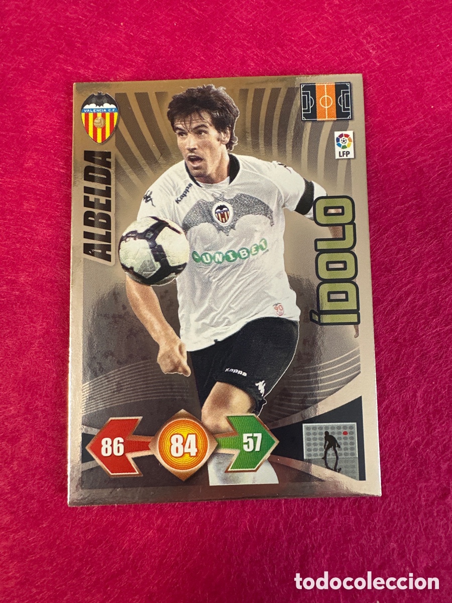 Cromos de Futebol: ALBELDA (VALENCIA) &Iacute;DOLO ADRENALYN LIGA 2009-2010 09 10 PANINI TRADING CARD