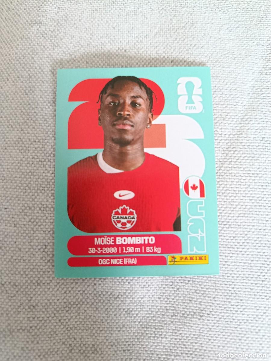 Cromos de F&uacute;tbol: Panini Mundial 2026 Estados Unidos-Mexico. 8- Bombito. Canad&aacute;. Nunca pegado.