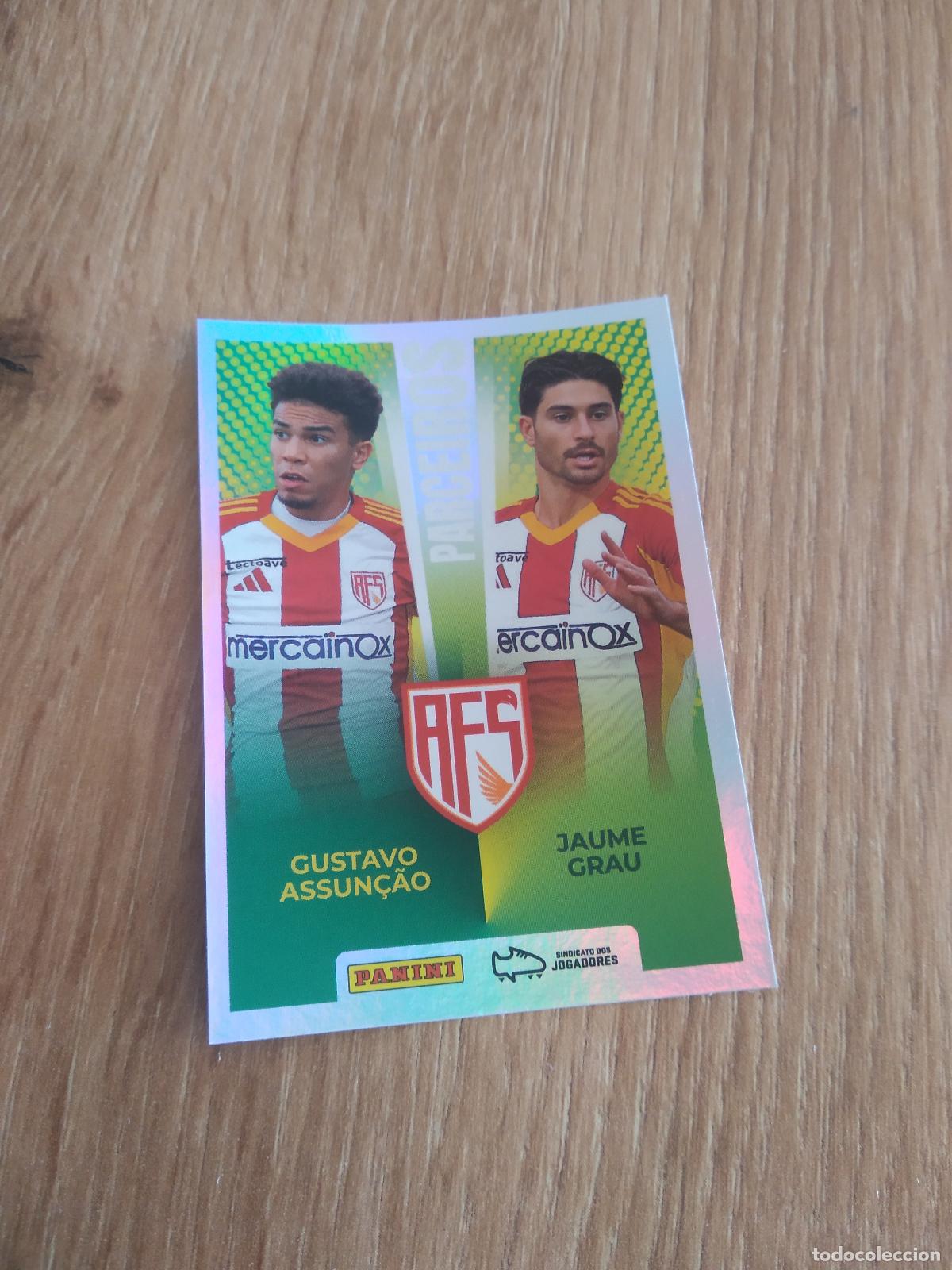 Cromos de F&uacute;tbol: 417 GUSTAVO ASSUN&Ccedil;AO JAUME GRAU CROMO FUTBOL PANINI PORTUGAL 25-26 FUTEBOL LIGA BETCLIC 2025-2026