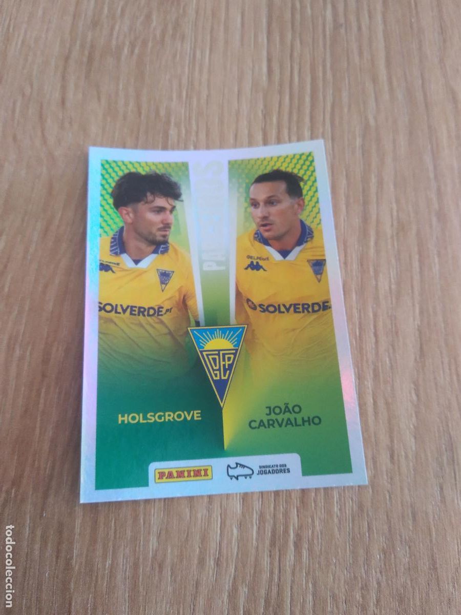 Cromos de F&uacute;tbol: 421 HOLSGROVE JOAO CARVALHO CROMO FUTBOL PANINI PORTUGAL 25-26 FUTEBOL LIGA BETCLIC 2025-2026
