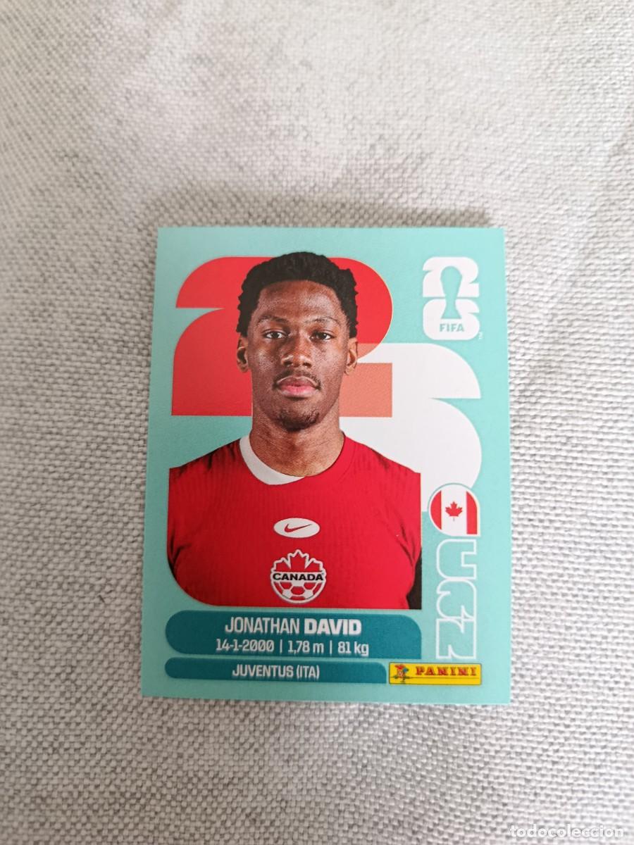 Cromos de F&uacute;tbol: Panini Mundial 2026 Estados Unidos-Mexico. 20- David. Canad&aacute;. Nunca pegado.