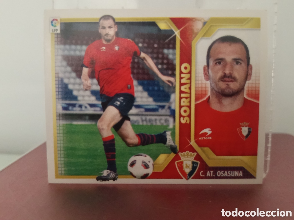 Cromos de F&uacute;tbol: ❇️ CROMO ⚽ SORIANO OSASUNA 2011 2012 11 12 LIGA ESTE LFP BBVA STICKER SIN PEGAR ❇️