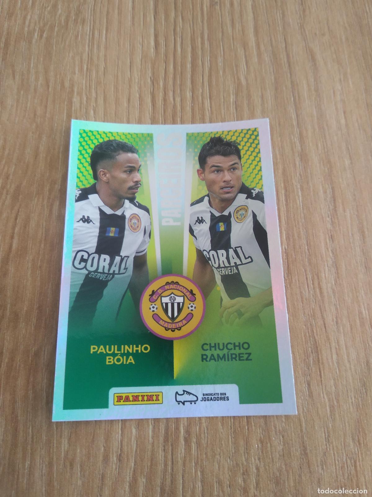 Cromos de F&uacute;tbol: 426 PAULINHO BOIA CHUCHO RAMIREZ CROMO FUTBOL PANINI PORTUGAL 25-26 FUTEBOL LIGA BETCLIC 2025-2026