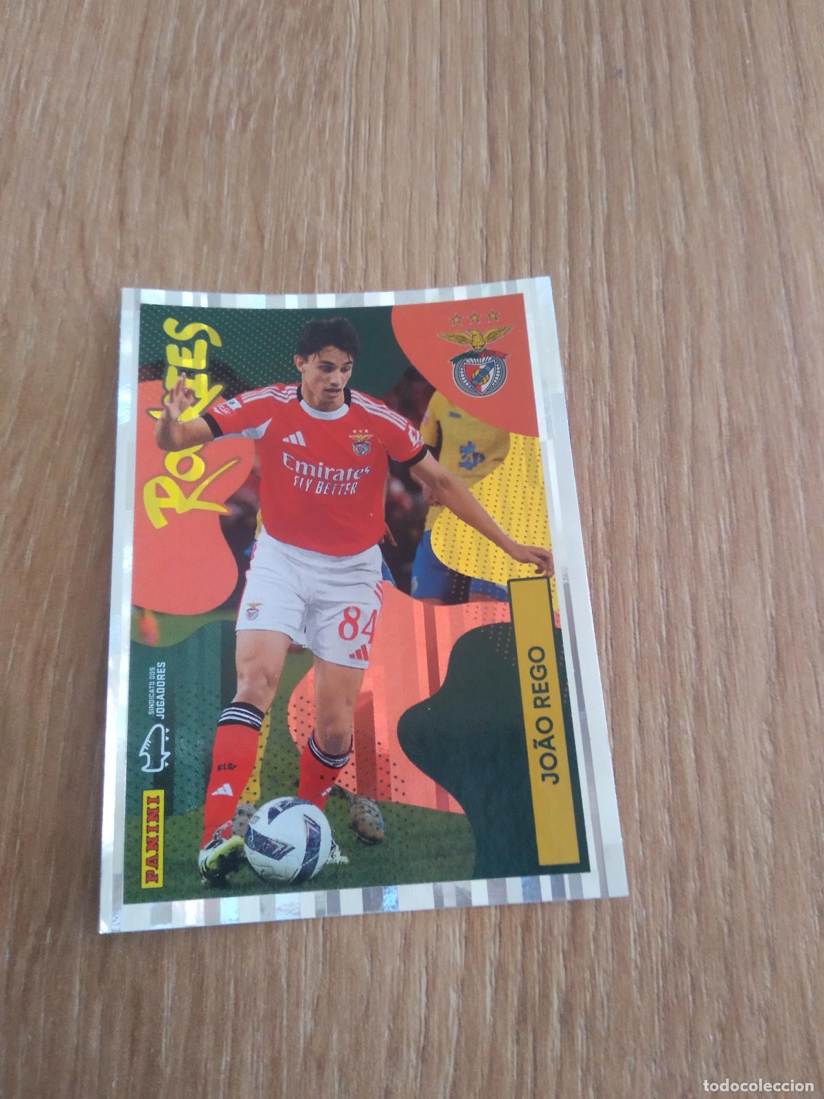 Cromos de F&uacute;tbol: 438 JOAO REGO BENFICA CROMO FUTBOL PANINI PORTUGAL 25-26 FUTEBOL LIGA BETCLIC 2025-2026