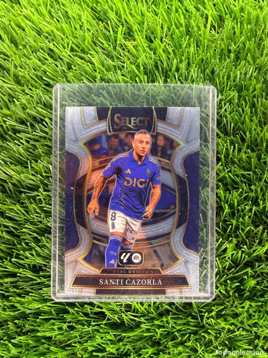 Figurine di Calcio: N&ordm; 100 Santi Cazorla Base Terrace Real Oviedo Select Liga 25 26
